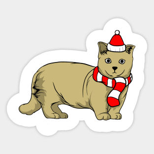 Winter Cat Sticker
